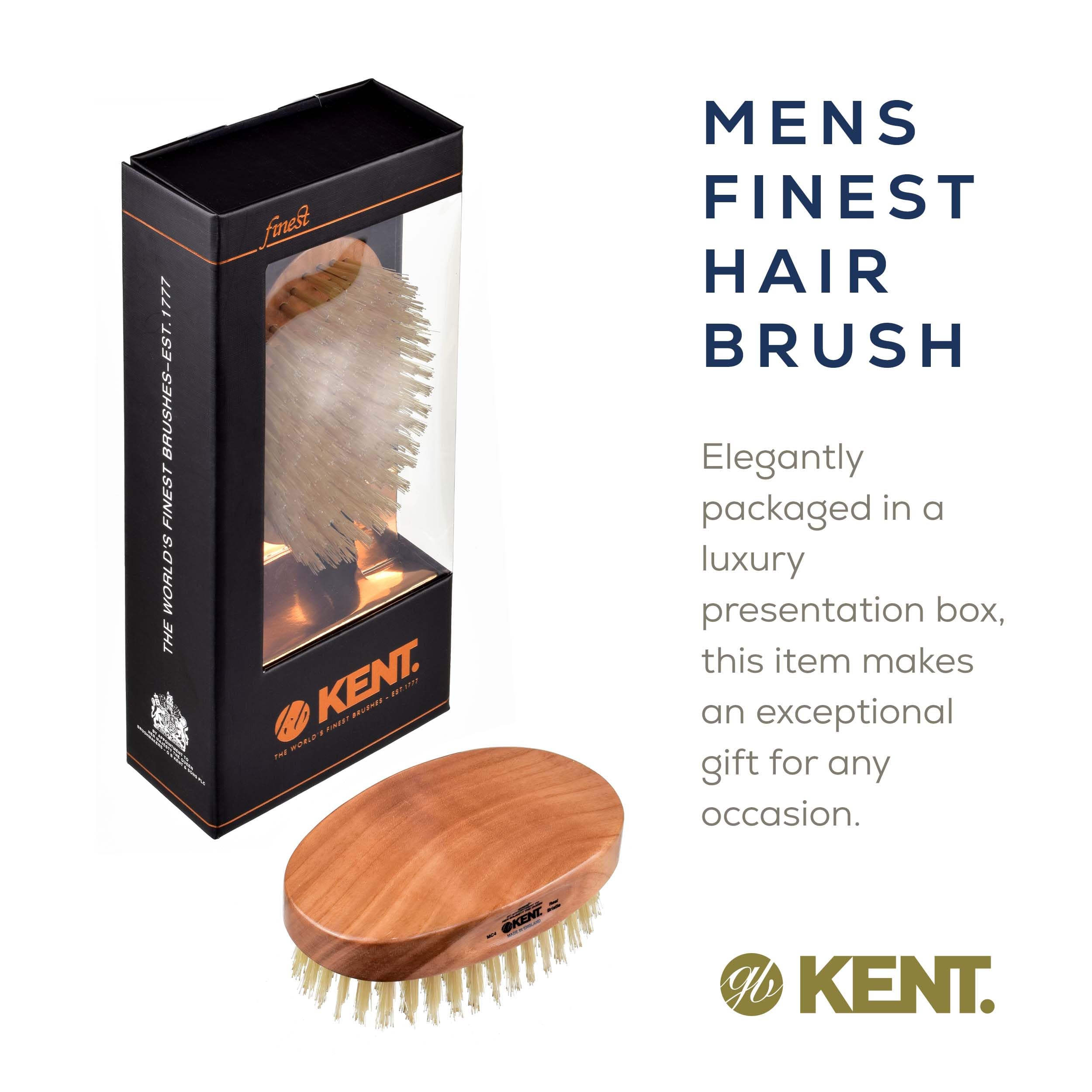 Amazon.com : Kent MC4 Men's Hair and Beard Brush Kit: Exfoliating